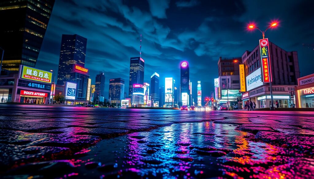Puddles of Neon by 4 Star View