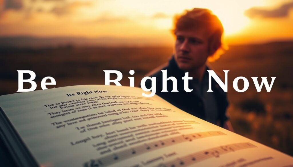 Be Right Now by Ed Sheeran