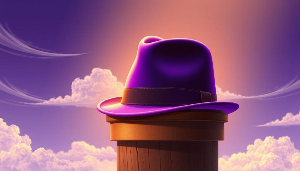Purple Hat by Sofi Tukker