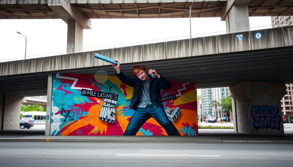Overpass Graffiti by Ed Sheeran